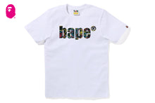 NEON CAMO BAPE LOGO TEE