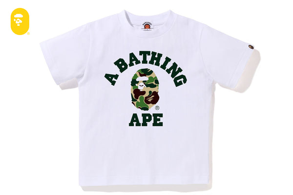 ABC CAMO COLLEGE TEE | bape.com