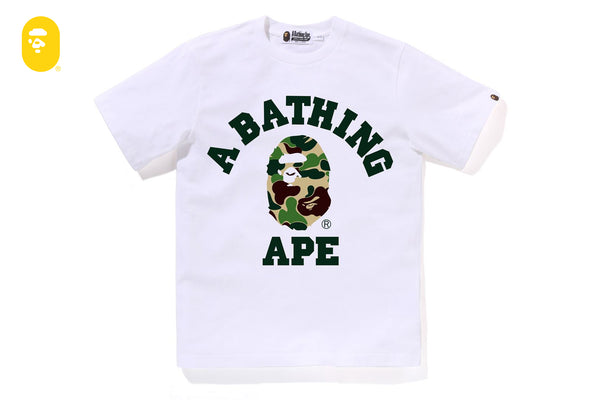 ABC CAMO COLLEGE MINI TEE | bape.com