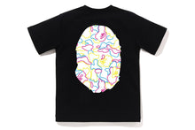 NEON CAMO BIG APE HEAD TEE