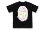 NEON CAMO BIG APE HEAD TEE