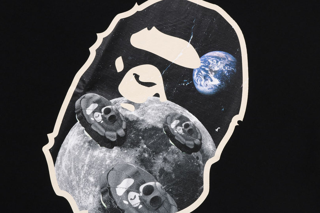 MOON APE HEAD OLD PHOTO TEE | bape.com