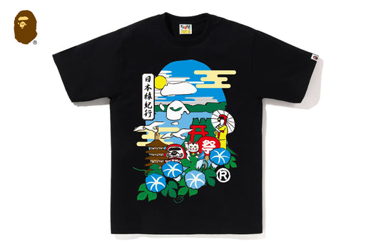 国内配送★A BATHING APE★バケーション柄 APE HEAD 半袖T 4色 APE HEAD INK PAINTING TEE | bape.com