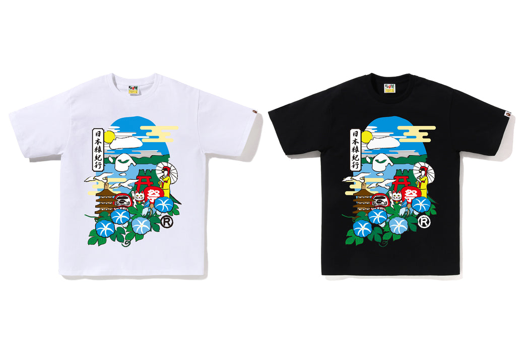 JAPAN CULTURE APE HEAD TEE | bape.com