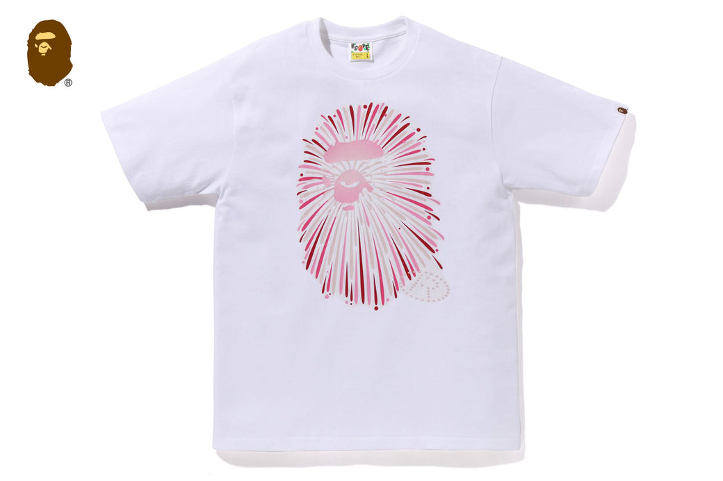 APE HEAD FIREWORK TEE #1 | bape.com