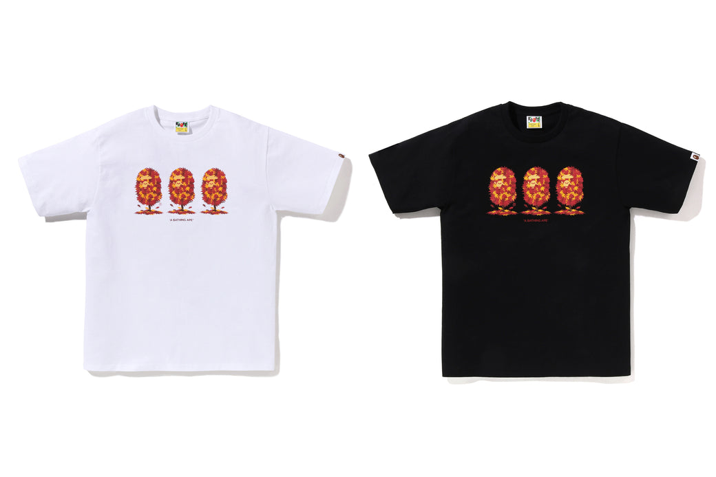 JAPAN AUTUMN APE HEAD TEE | bape.com