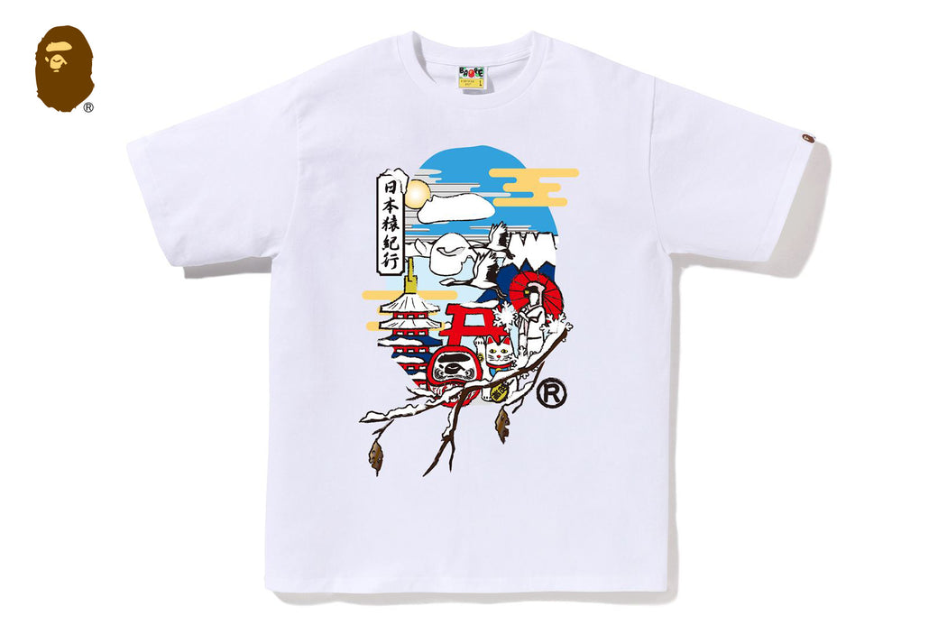 JAPAN CULTURE APE HEAD TEE | bape.com