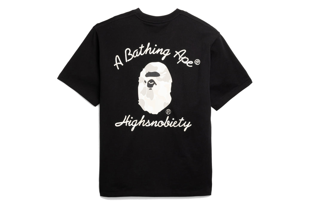 BAPE X HIGHSNOBIETY 】MULTI LOGO RELAXED FIT TEE | bape.com