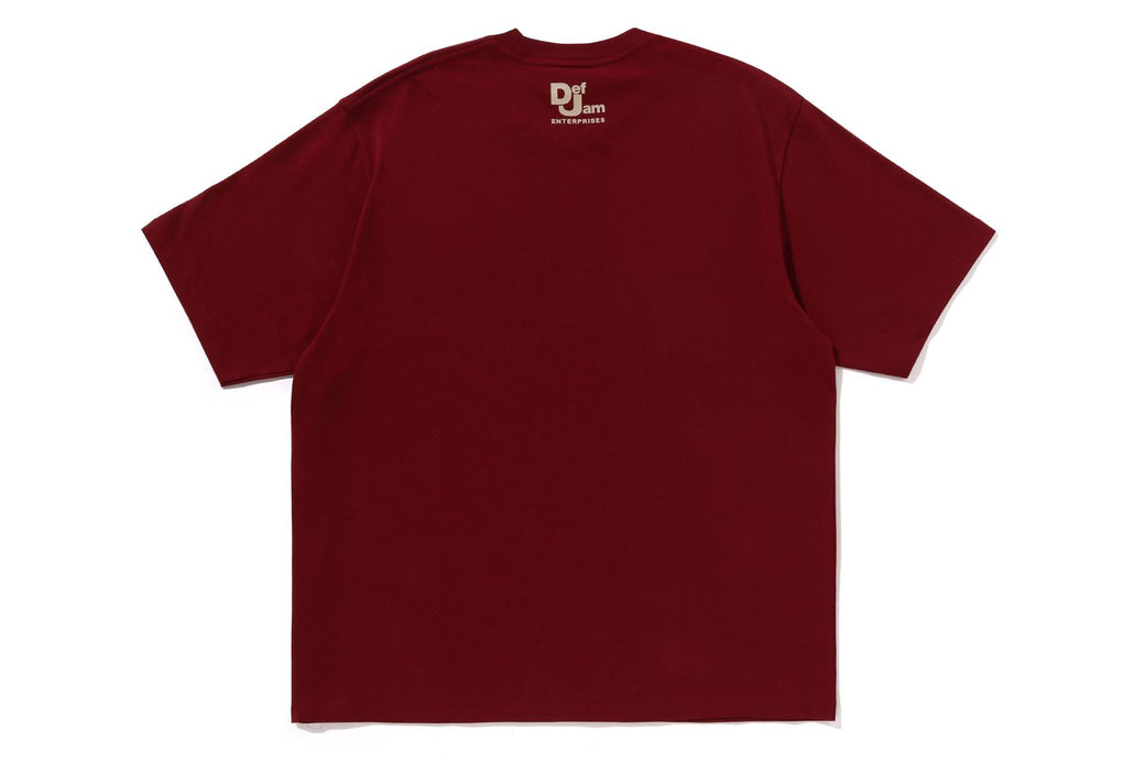 BAPE X DEF JAM 】CAMO COLLEGE RELAXED FIT TEE | bape.com