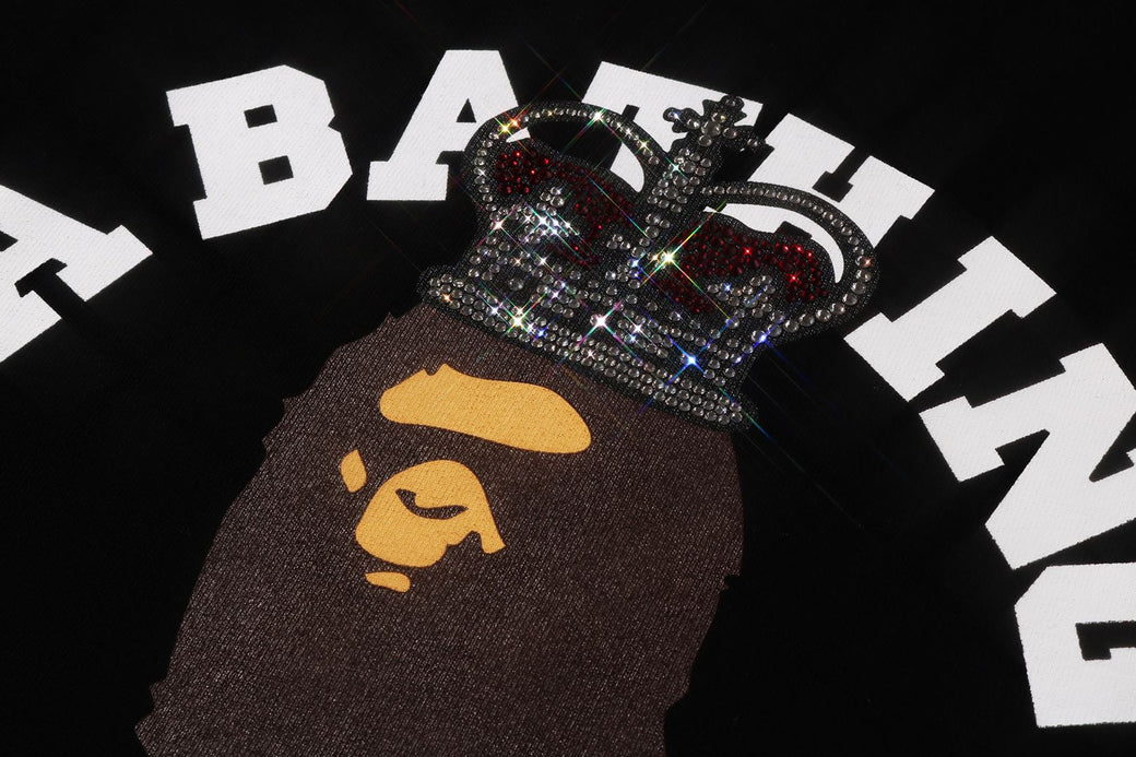 SWAROVSKI CROWN APE HEAD TEE | bape.com