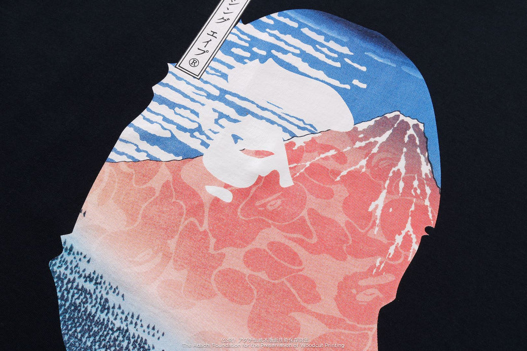 BAPE X UKIYO-E 】APE HEAD TEE #2 | bape.com