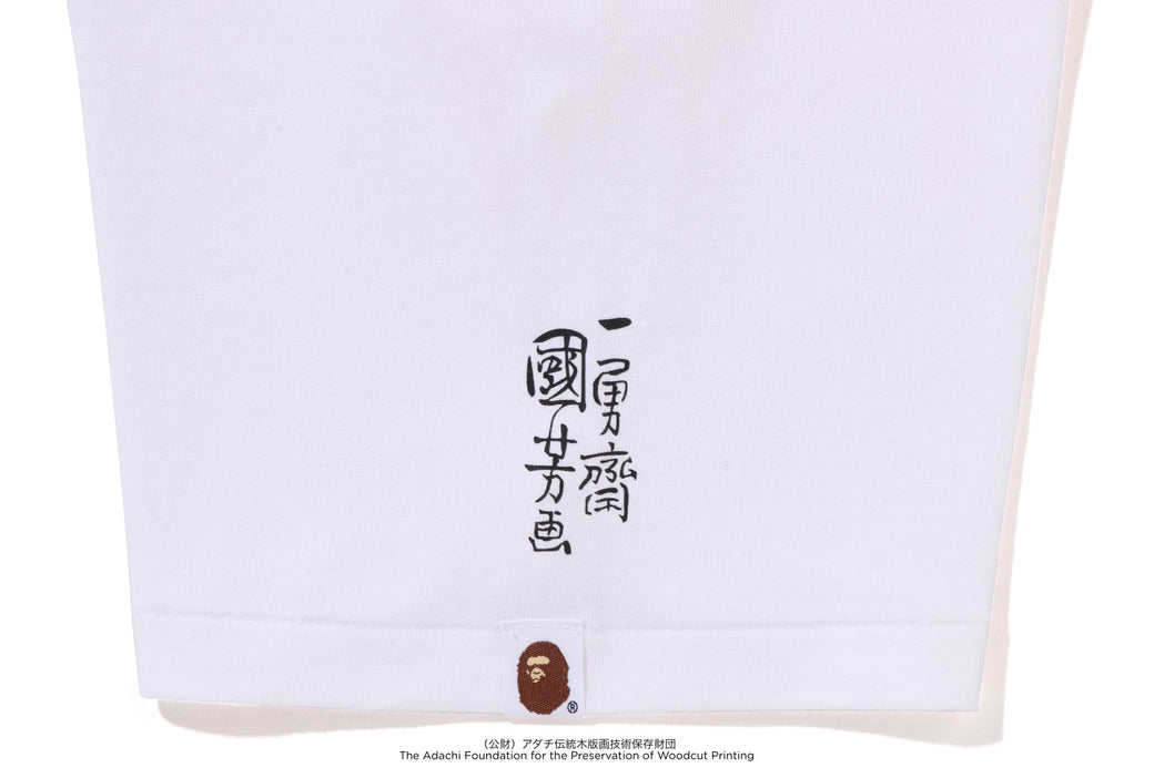 BAPE X UKIYO-E APE HEAD TEE #3 白 L 餓者髑髏 BAPE®︎ X UKIYO-E - APE HEAD TEE #3 2025年8月30日(土)発売