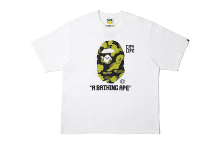 【 BAPE X CR7 】LIFE CAMO A BATHING APE RELAXED FIT TEE