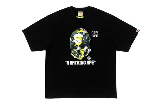 BAPE X CR7 】LIFE GRAPHIC A BATHING APE RELAXED FIT TEE #1 | bape.com