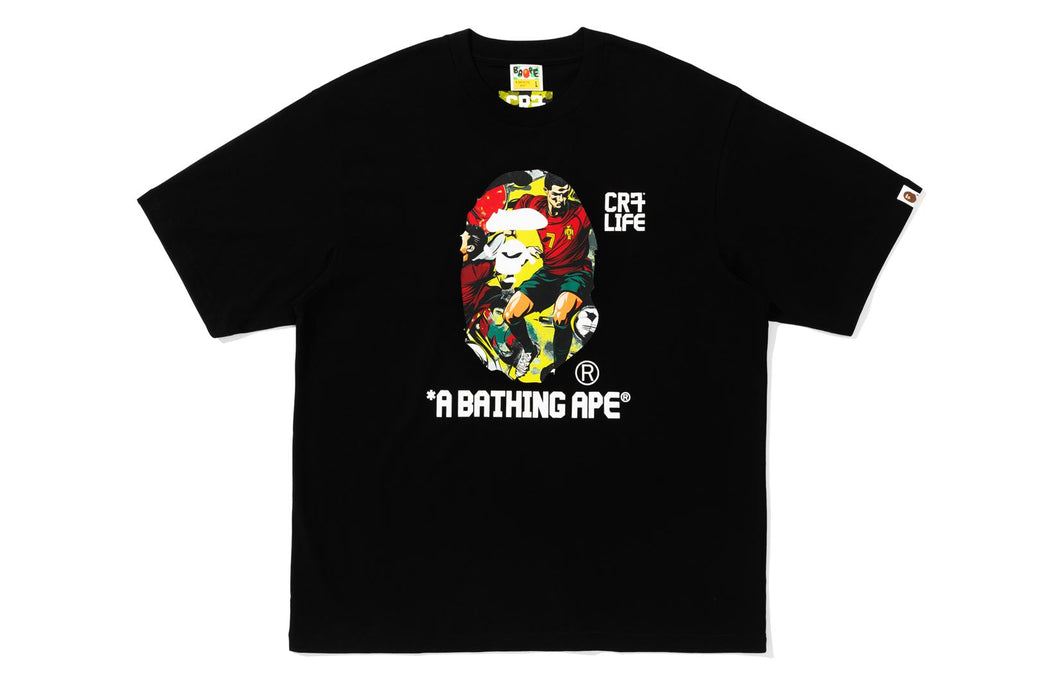トップス A BATHING APE x CR7 Life Glaphic Relaxed BAPE X CR7 】LIFE GRAPHIC A BATHING APE RELAXED FIT TEE #2 | bape.com