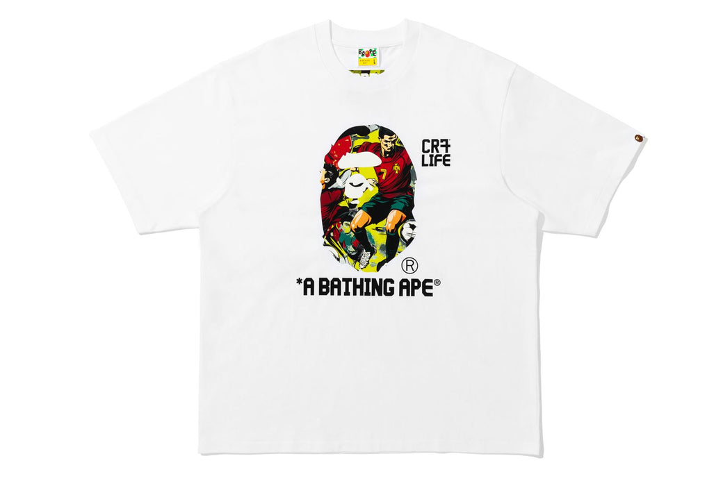BAPE X CR7 】LIFE GRAPHIC A BATHING APE RELAXED FIT TEE #2 | bape.com