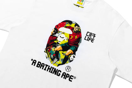 【 BAPE X CR7 】LIFE GRAPHIC A BATHING APE RELAXED FIT TEE #2