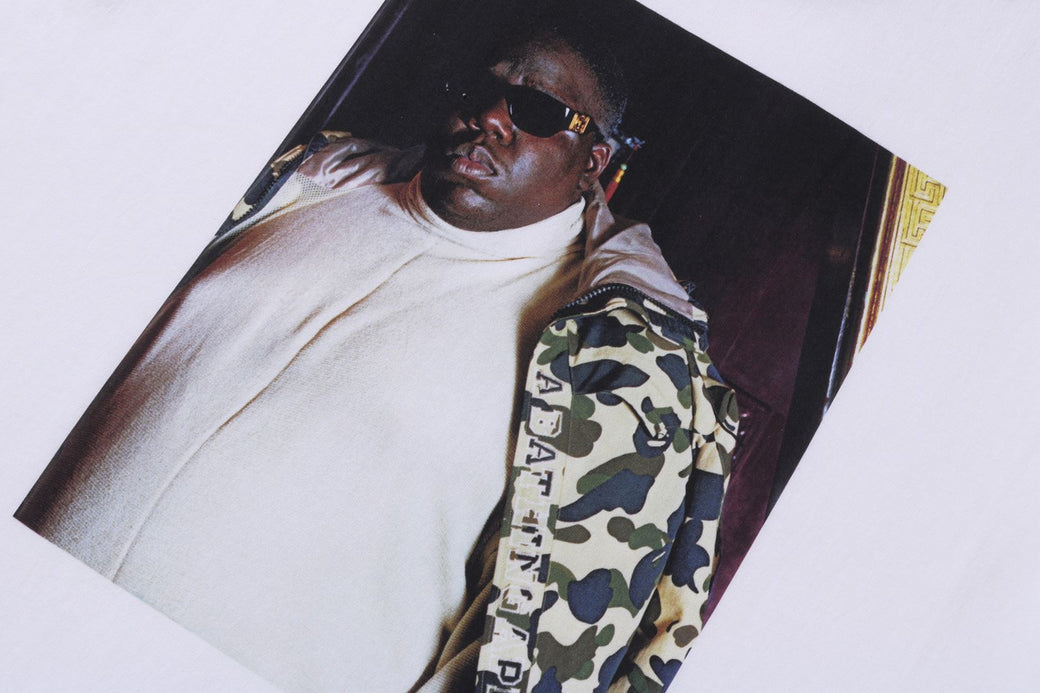 BAPE X SHAWN MORTENSEN 】BIGGIE TEE | bape.com
