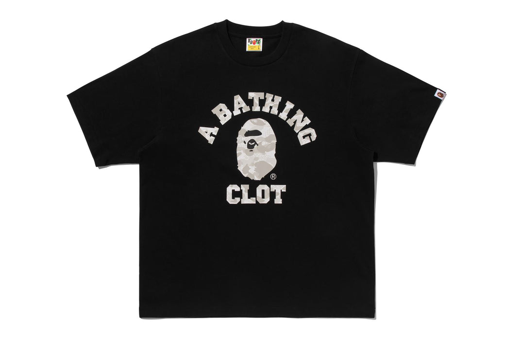 BAPE X CLOT 】COLLEGE RELAXED FIT TEE | bape.com