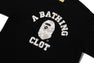【 BAPE X CLOT 】COLLEGE RELAXED FIT TEE
