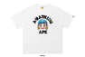 【 BAPE X MR. 】COLLEGE RELAXED FIT TEE