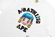 【 BAPE X MR. 】COLLEGE RELAXED FIT TEE