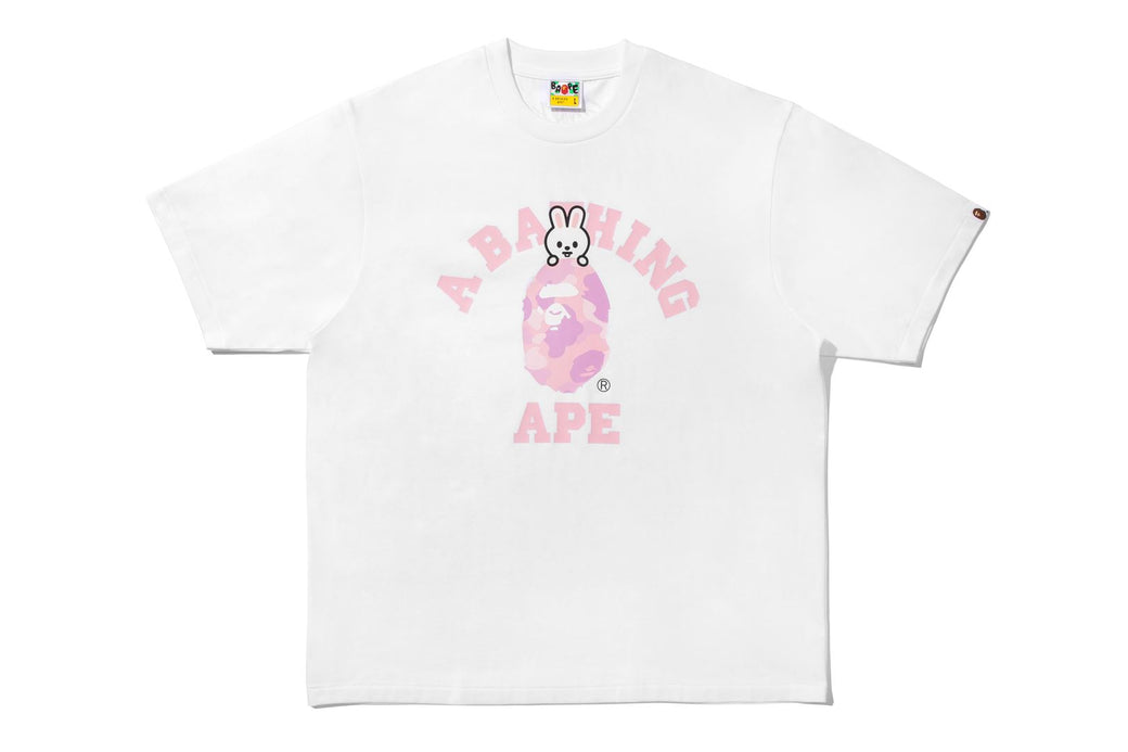 BAPE X STRAY KIDS 】LEEBIT COLLEGE TEE | bape.com