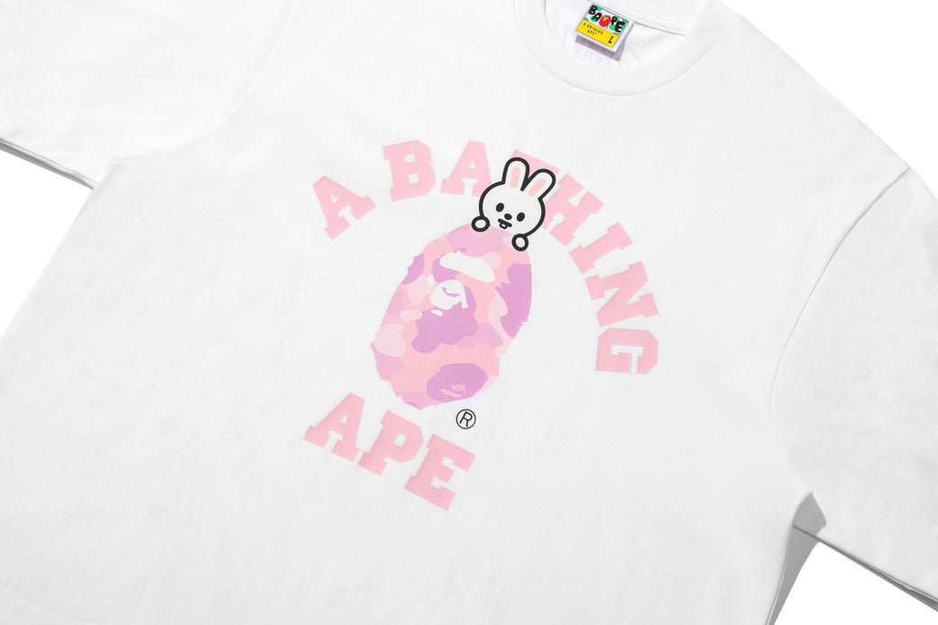 BAPE X STRAY KIDS 】LEEBIT COLLEGE TEE | bape.com