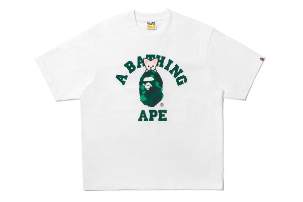 BAPE X STRAY KIDS 】FOXI.NY COLLEGE TEE | bape.com