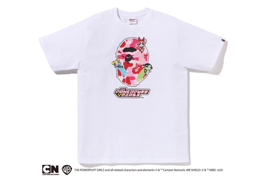 【 THE POWERPUFF GIRLS X BAPE 】APE HEAD TEE