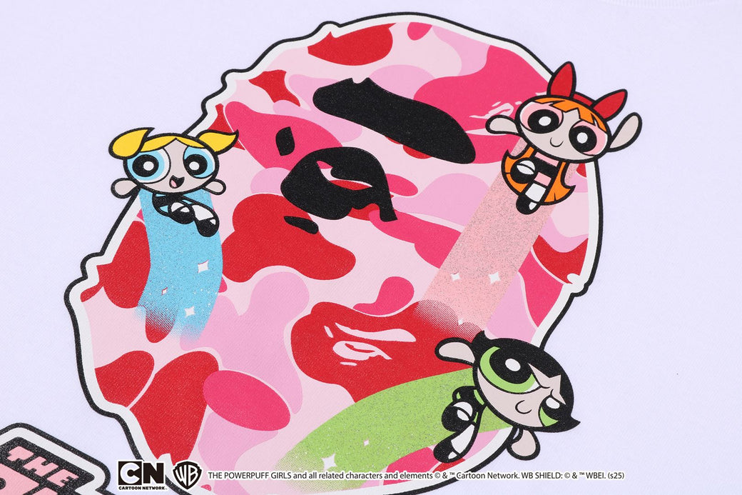 THE POWERPUFF GIRLS X BAPE 】APE HEAD TEE | bape.com