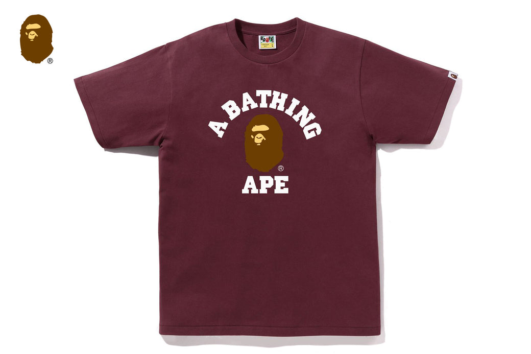トップス A BATHING APE COLLEGE LS TEE BURGUNDY トップス A BATHING APE COLLEGE LS TEE BURGUNDY A BATHING APE