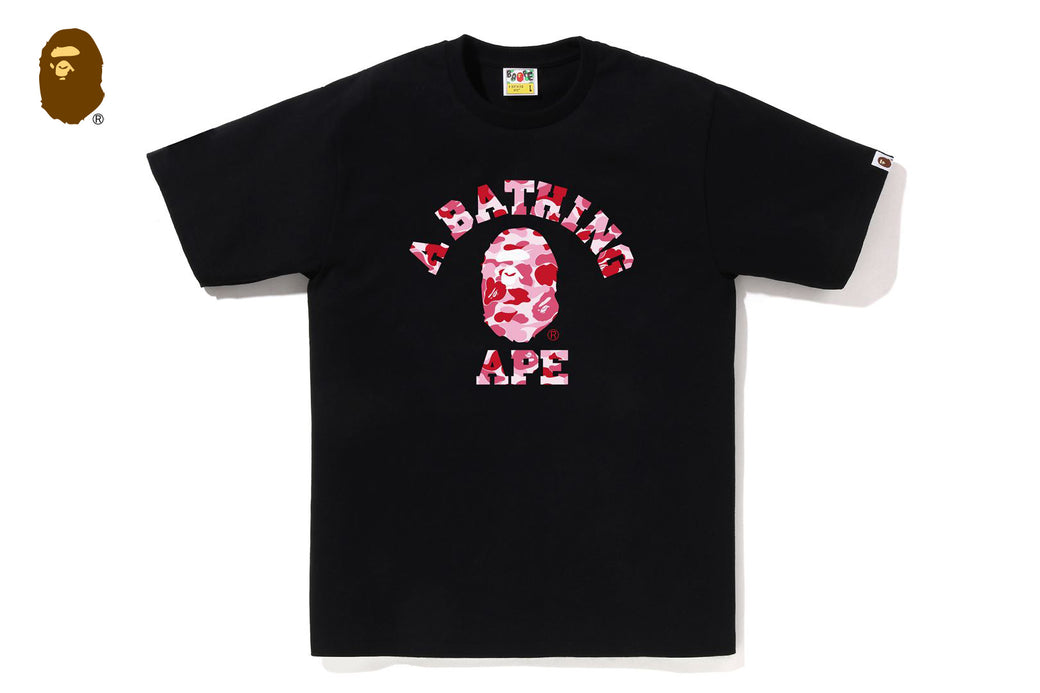 ABC CAMO COLLEGE TEE | bape.com