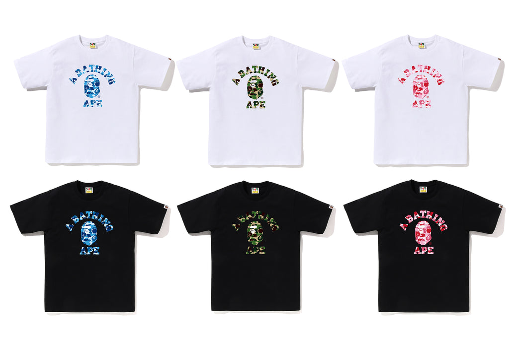 トップス ABC CAMO COLLEGE MINI TEE ABC CAMO COLLEGE MINI TEE | bape.com