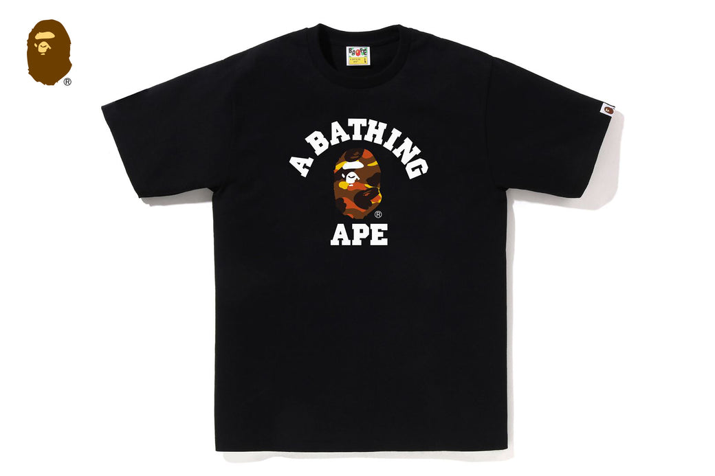 1ST CAMO COLLEGE TEE | bape.com