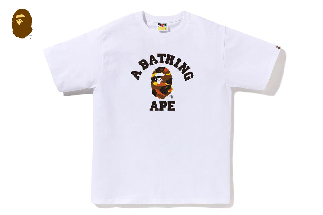 1ST CAMO COLLEGE TEE | bape.com