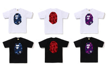 COLOR CAMO BIG APE HEAD TEE