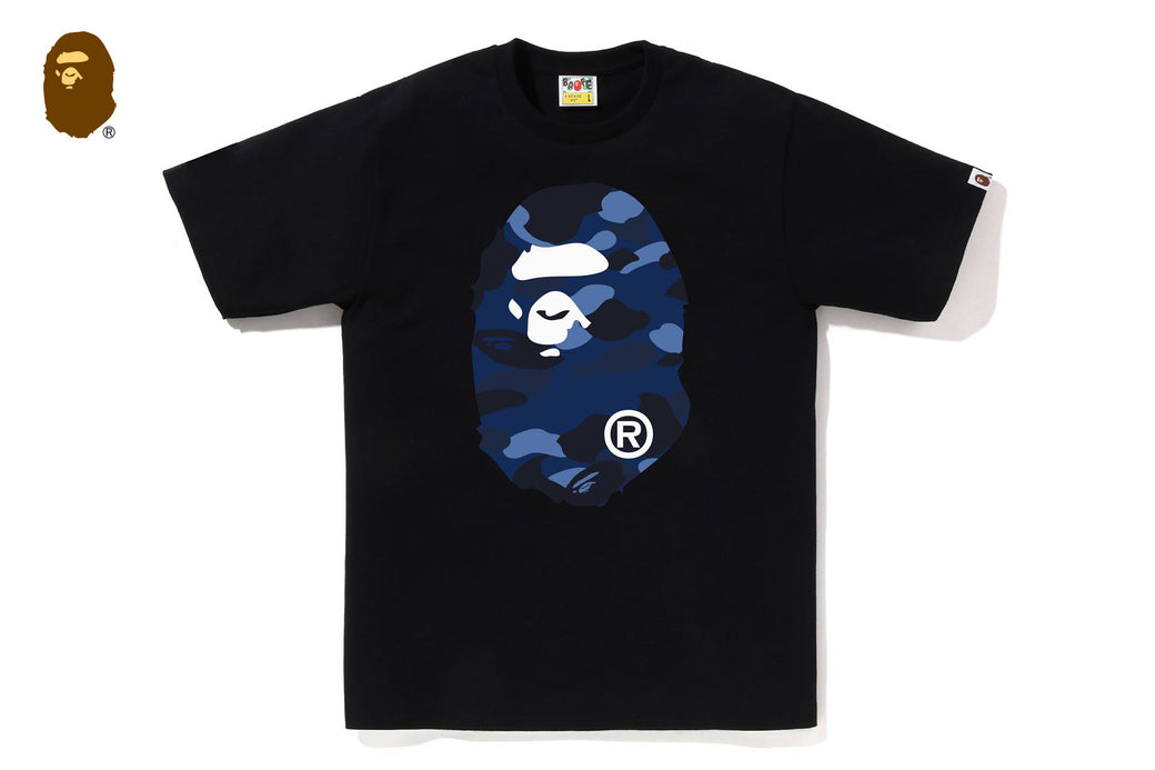 COLOR CAMO BIG APE HEAD TEE | bape.com