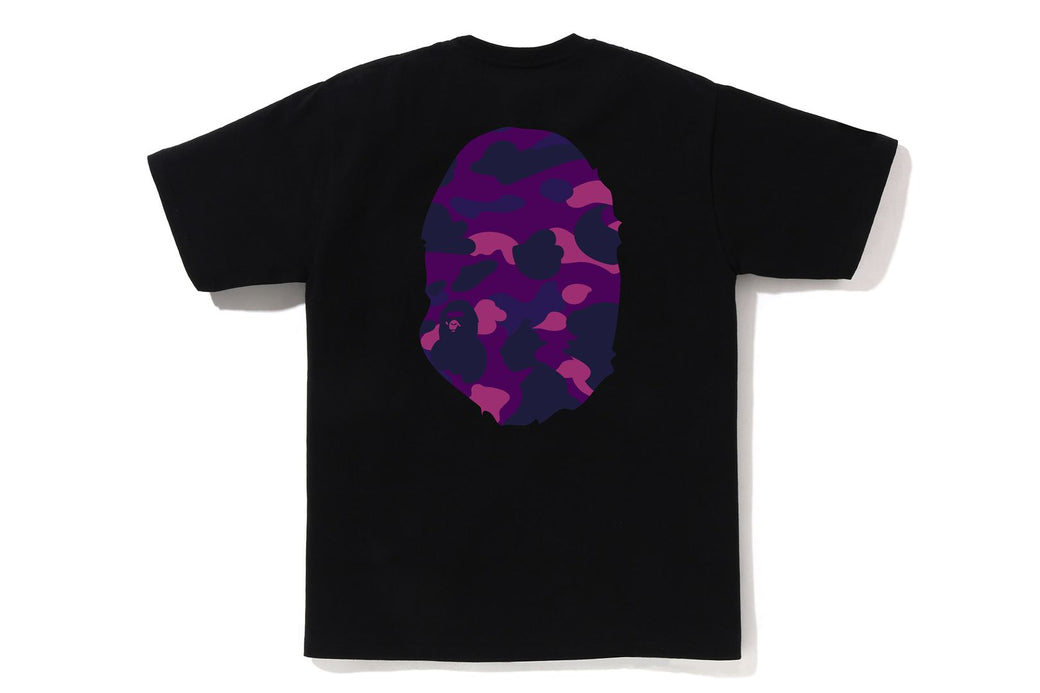 COLOR CAMO BIG APE HEAD TEE | bape.com