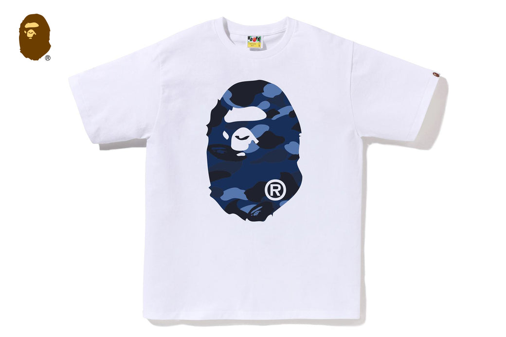 COLOR CAMO BIG APE HEAD TEE | bape.com