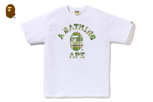 BAPE CHECK COLLEGE TEE