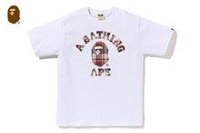 BAPE CHECK COLLEGE TEE
