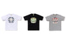BAPE CHECK UNIVERSITY EMBLEM TEE