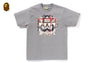 BAPE CHECK UNIVERSITY EMBLEM TEE