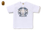 BAPE CHECK UNIVERSITY EMBLEM TEE