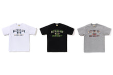 BAPE CHECK UNIVERSITY COLLEGE LOGO TEE