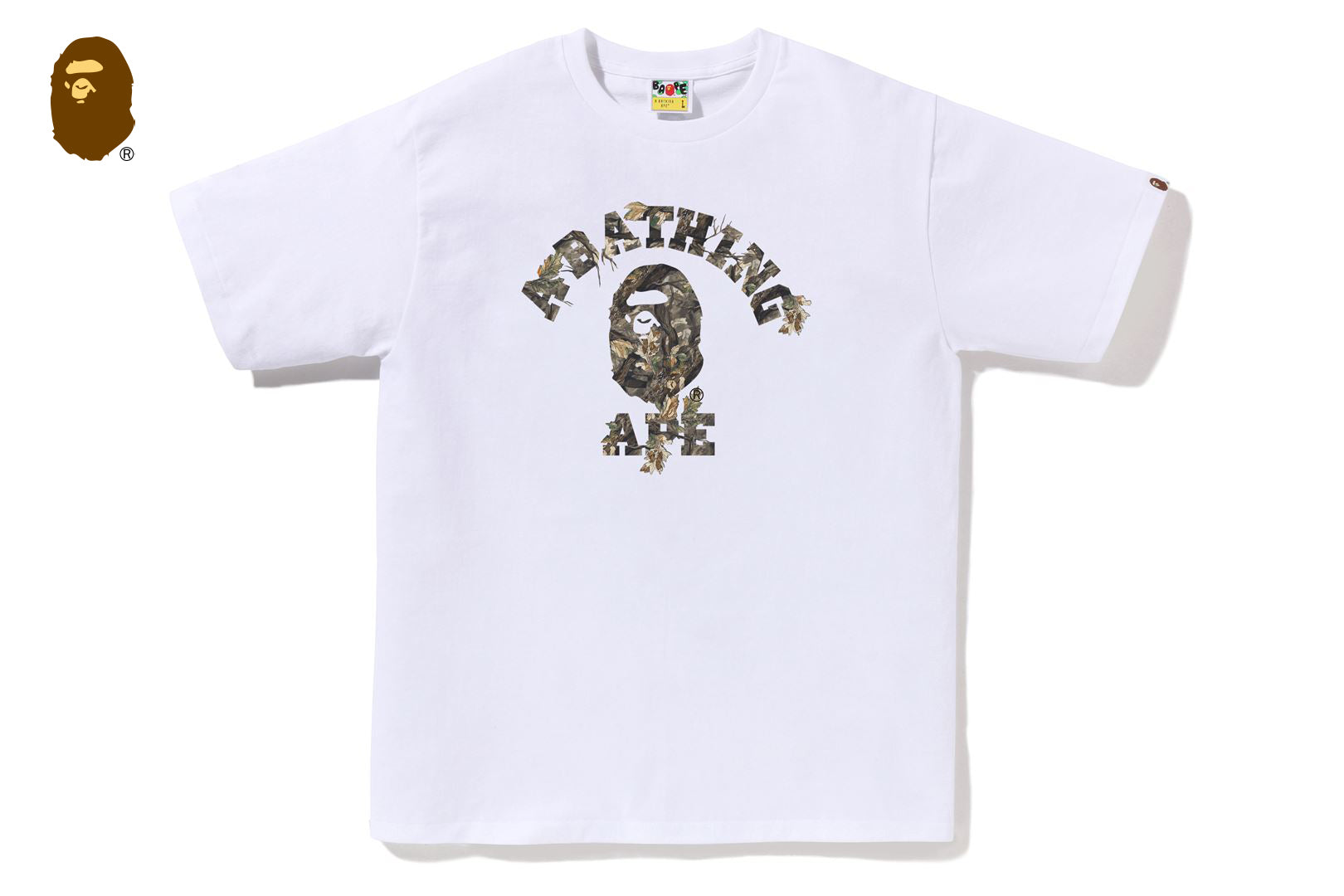 TREE EDGE CAMO COLLEGE TEE | bape.com