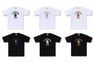 WILD LEOPARD PATTERN COLLEGE TEE