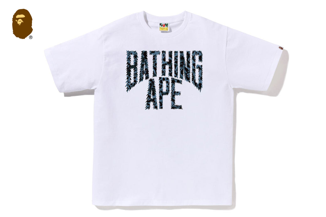 WILD LEOPARD PATTERN NYC LOGO TEE | bape.com
