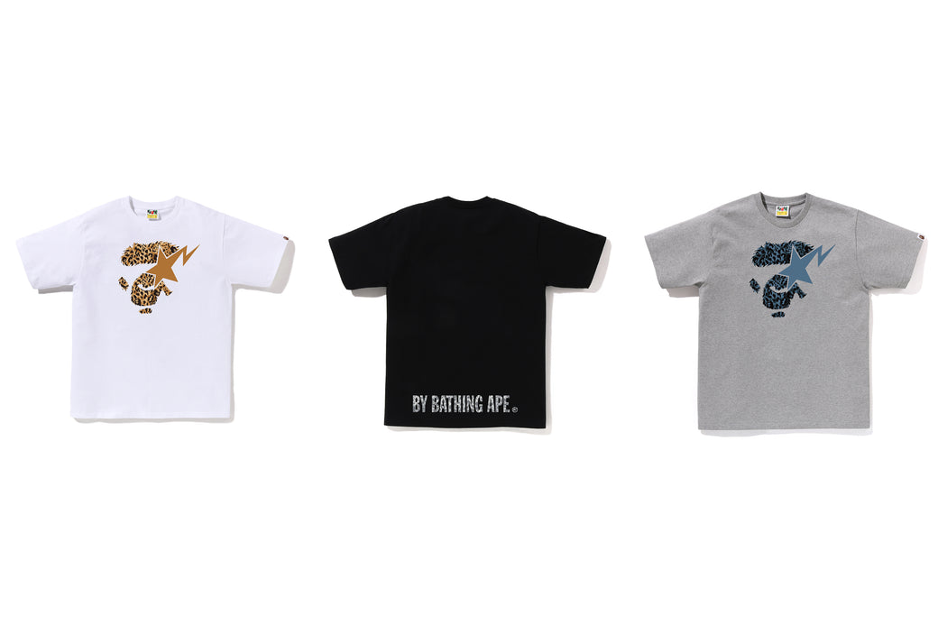 WILD LEOPARD PATTERN APE FACE STA TEE